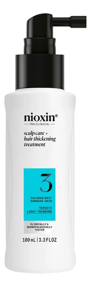 Nioxin System 3 Scalp Treatment for Colored Thinning Hair – 100 ml. v:3042764 Nioxin System 3 Scalp Treatment for Colored Thinning Hair – 100 ml. v:3042764