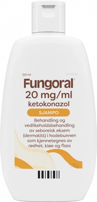 Fungoral 20 mg/ml sjampo 120 ml v:3019233
