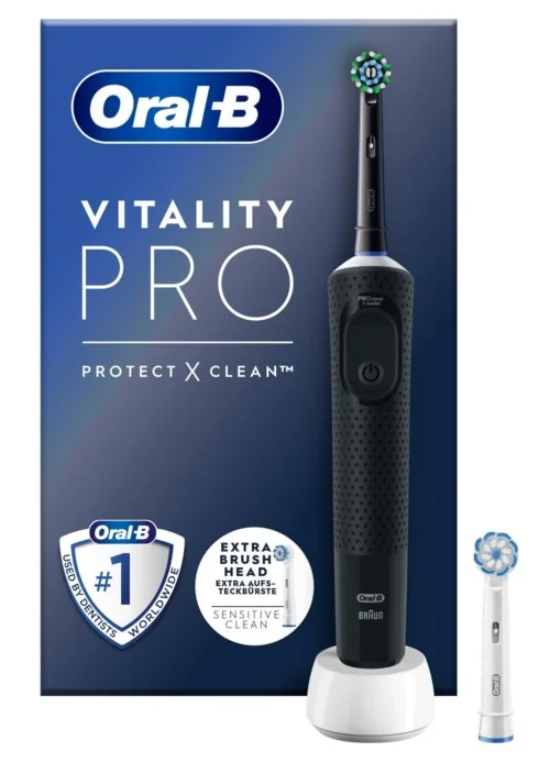 Oral B Vitality Pro Electric Toothbrush 2 Brush heads Black v:3643738