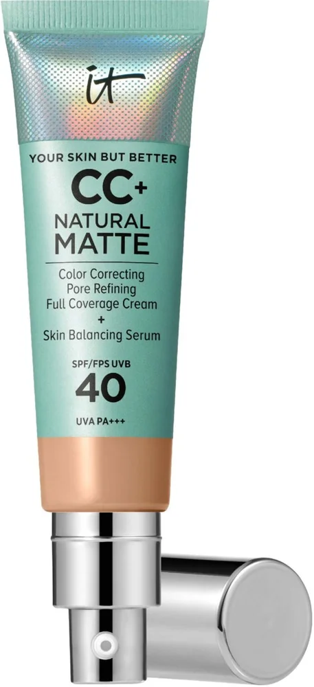 IT Cosmetics CC+ Natural Matte Foundation Neutral Medium v:1999064 IT Cosmetics CC+ Natural Matte Foundation Neutral Medium v:1999064