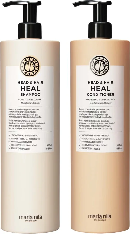 maria nila Head & Hair Heal Bundle Shampoo 1000 ml & Conditioner 1000 ml v:8716158
