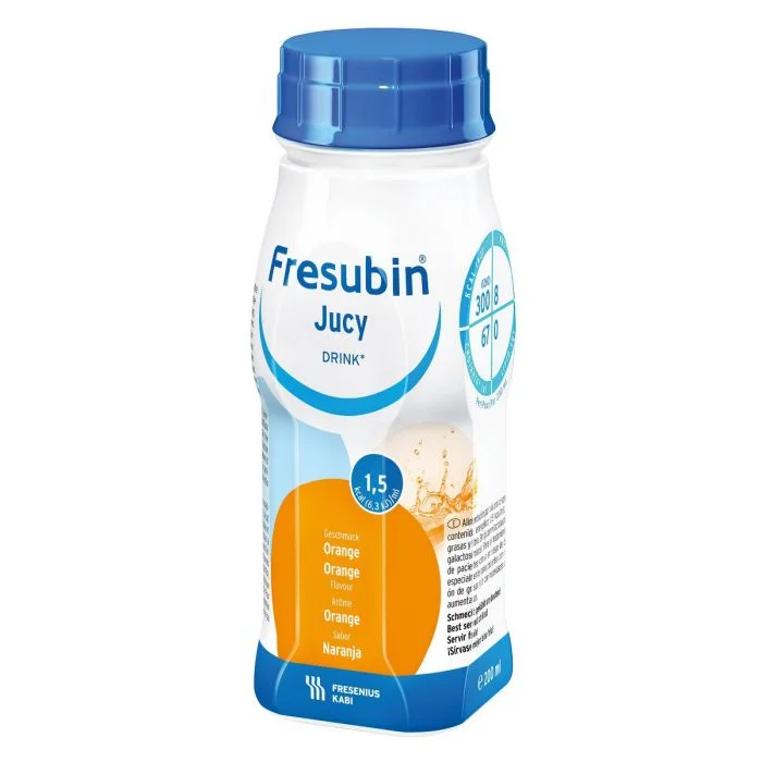 Fresubin Jucy Drink næringsdrikk appelsinsmak 4×200 ml v:7330517 Fresubin Jucy Drink næringsdrikk appelsinsmak 4×200 ml v:7330517