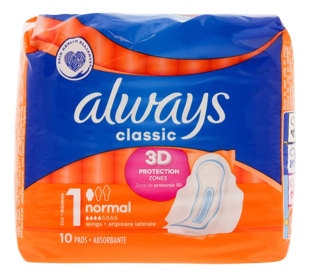 Always Classic Normal With Wings – 10 stk. v:8579039 Always Classic Normal With Wings – 10 stk. v:8579039