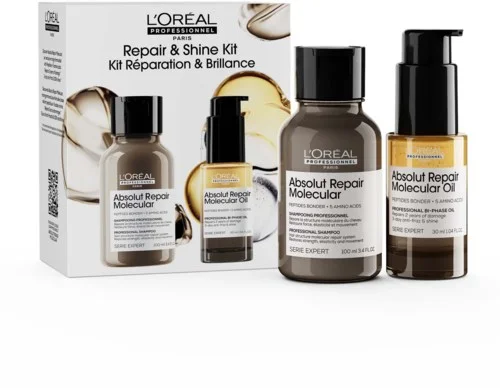 L’Oréal Professionnel Absolut Repair Molecular Mini Duo Kit Shampoo 100 ml + Bi-Phase Oil 30 ml v:4602254 L’Oréal Professionnel Absolut Repair Molecular Mini Duo Kit Shampoo 100 ml + Bi-Phase Oil 30 ml v:4602254
