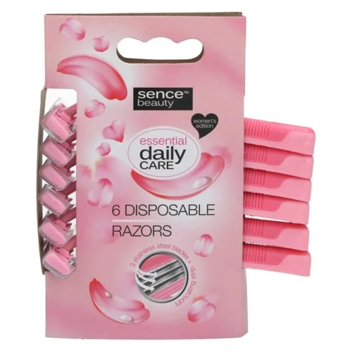 Sence Essential daily care 6 Disposable Razors 6 stk v:4335320