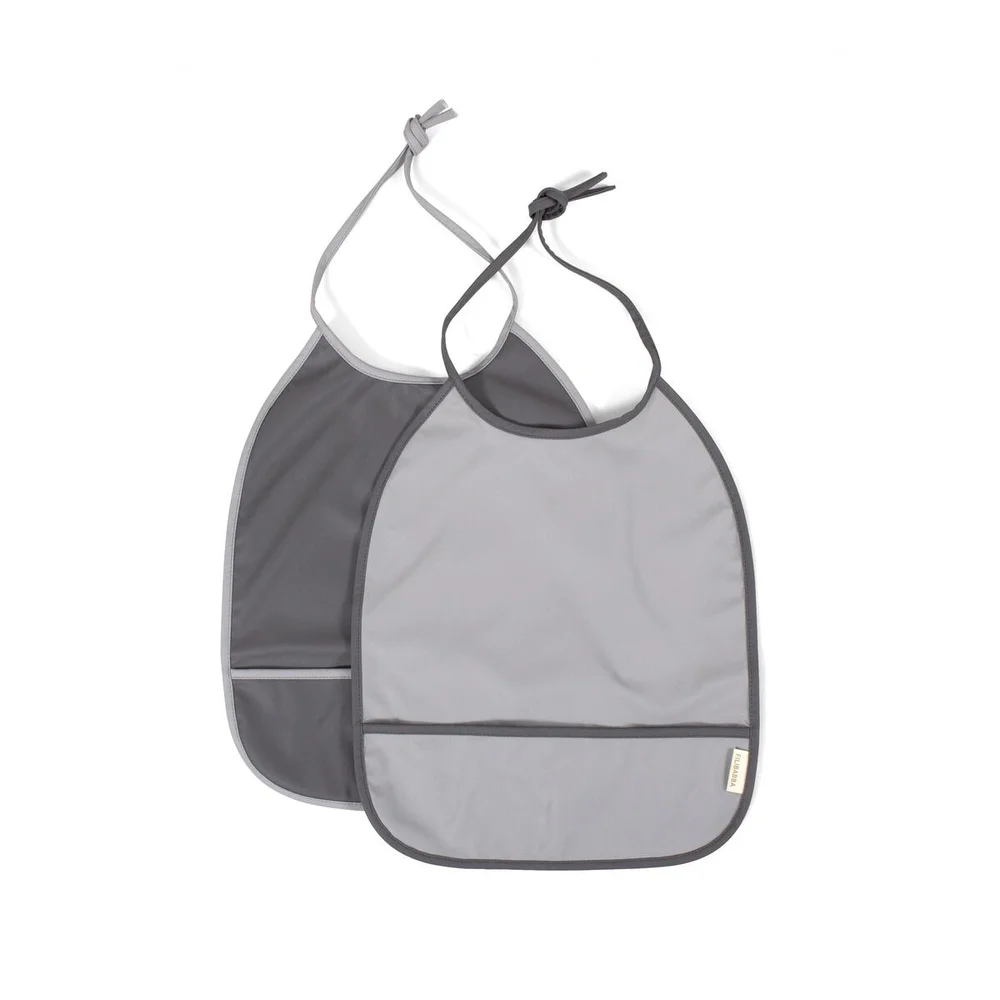 Filibabba Smekke m. bånd 2-pak - Stone grey/Cloudy v:7053120