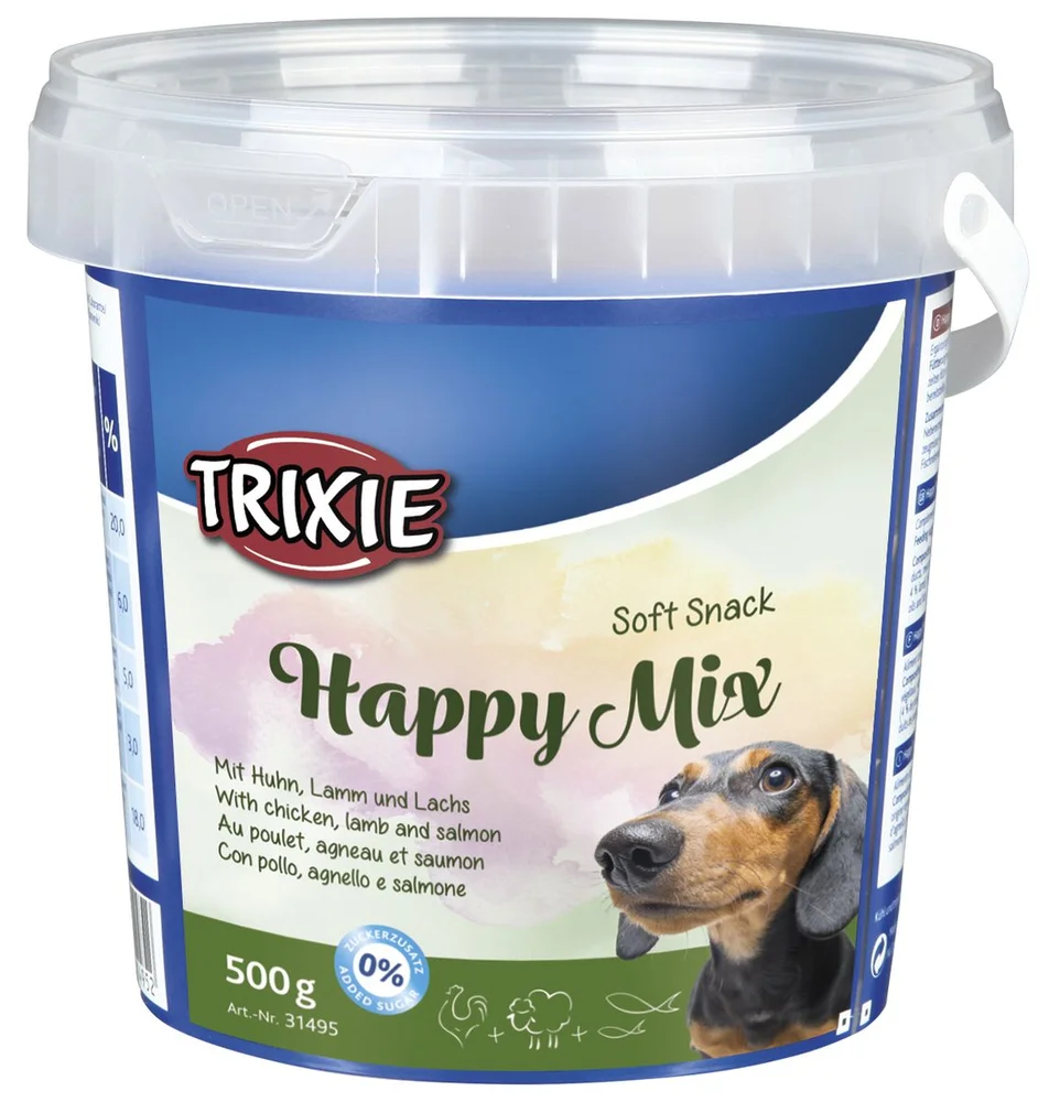 Trixie hundegodbiter i spann, Happy Mix - 500g v:5416113