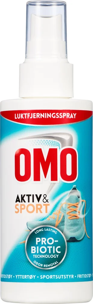 OMO Aktiv & Sport Luktfjerningsspray 150 ml v:6572481 OMO Aktiv & Sport Luktfjerningsspray 150 ml v:6572481