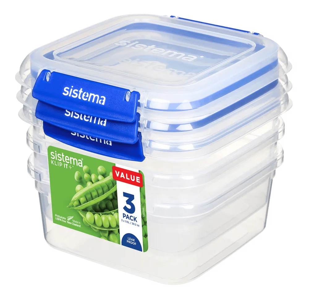 Sistema Klip It Plus Square 1,15 L – 3 stk. v:3749128 Sistema Klip It Plus Square 1,15 L – 3 stk. v:3749128