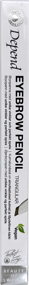 Eyebrow Pencil Triagular Dark Brown - Depend v:8567026