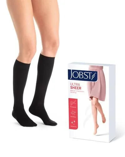 Jobst Ultra Sheer K2 Kne Sort XL 1par v:5858126 Jobst Ultra Sheer K2 Kne Sort XL 1par v:5858126