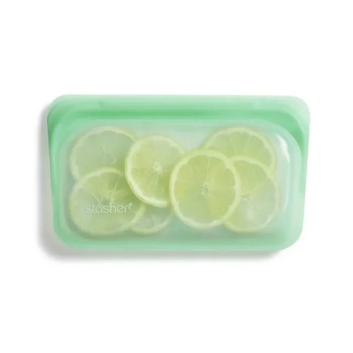 Stasher Silicone Snack Bag Mint 19 x 12 cm v:5670836 Stasher Silicone Snack Bag Mint 19 x 12 cm v:5670836