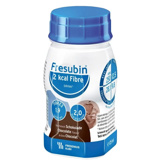 Fresubin 2 Kcal Fibre Drink næringsdrink sjokoladesmak 4×125 ml v:2894738 Fresubin 2 Kcal Fibre Drink næringsdrink sjokoladesmak 4×125 ml v:2894738