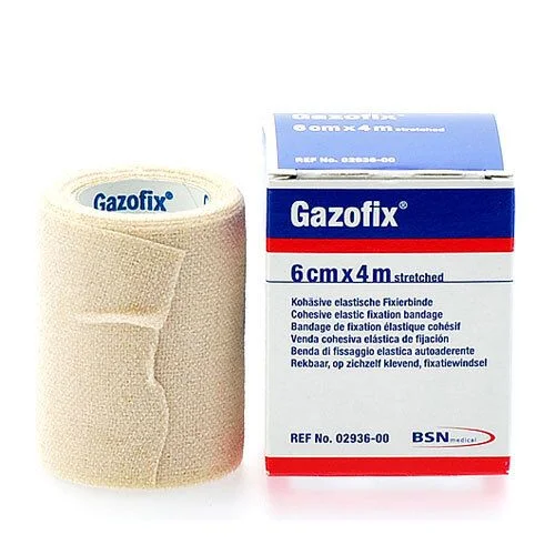 Gazofix elastisk gasbind 6cm x4 m v:7727970 Gazofix elastisk gasbind 6cm x4 m v:7727970