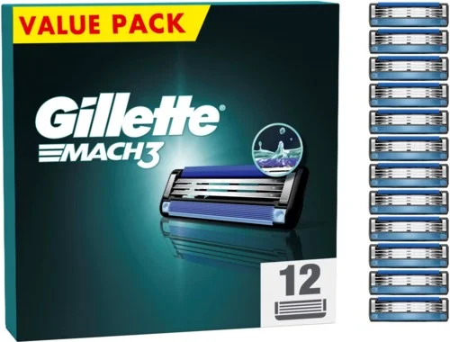 Gillette Mach3 Men’s Razor Blade Refills 12 Count v:5033587