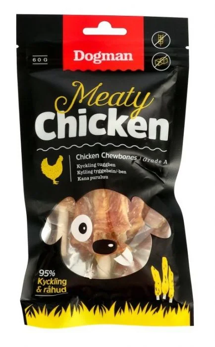 Dogman Chicken chewbones 3p S 12,5cm v:6674968 Dogman Chicken chewbones 3p S 12,5cm v:6674968