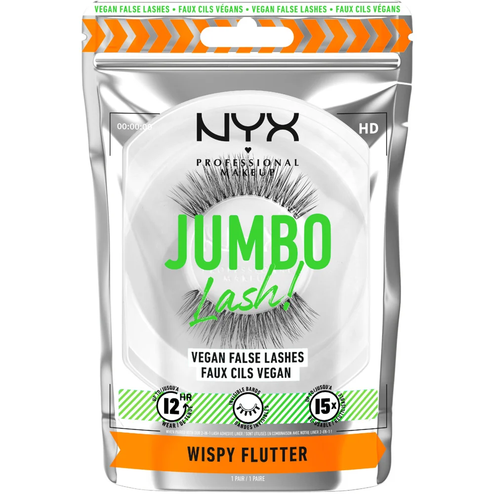 Jumbo Lash! Vegan False Lashes, 03 Wispy Flutter v:8012711