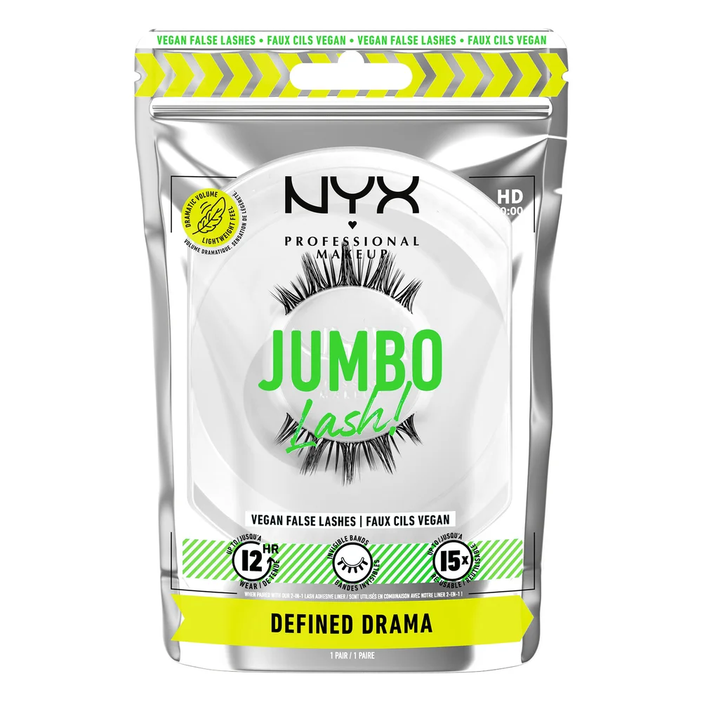 Jumbo Lash! Vegan False Lashes 8 Defined Drama – NYX PROFESSIONAL MAKEUP v:5265689 Jumbo Lash! Vegan False Lashes 8 Defined Drama – NYX PROFESSIONAL MAKEUP v:5265689