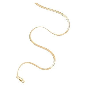 Muli Collection Thin Snake Chain Necklace Gold v:3565237