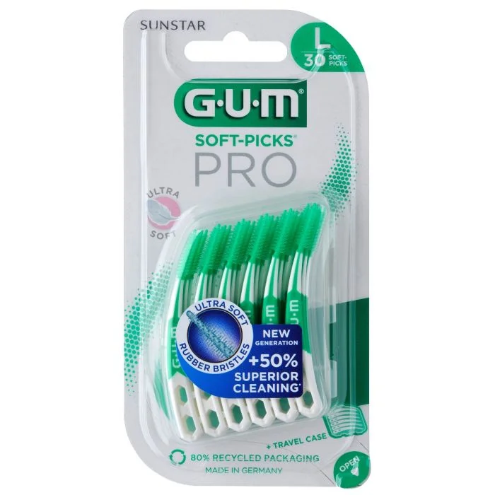 GUM Soft-Picks PRO mellomromsbørste large 30 stk v:5855692 GUM Soft-Picks PRO mellomromsbørste large 30 stk v:5855692