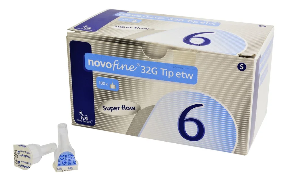NovoFine penkanyle 0,23×6 mm 23 G – 100 stk v:5508601 NovoFine penkanyle 0,23×6 mm 23 G – 100 stk v:5508601