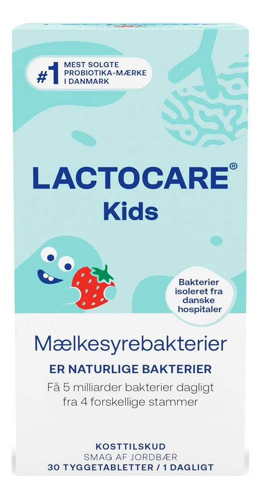 Lactocare Kids – 30 tyggetabletter v:5503948 Lactocare Kids – 30 tyggetabletter v:5503948