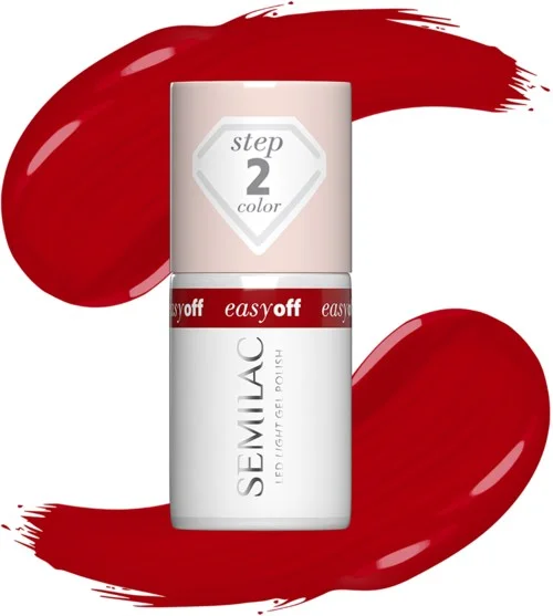 SEMILAC Easy Off LED Light Gel Polish The Red Core v:4903277 SEMILAC Easy Off LED Light Gel Polish The Red Core v:4903277