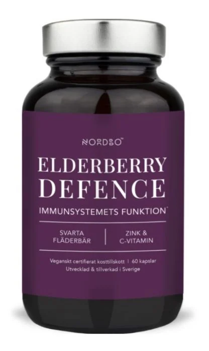 Nordbo Elderberry Defence 60 kapsler v:3101900