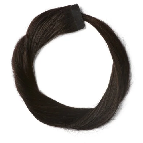 Rapunzel of Sweden Premium Tape Extensions Straight / Classic Tape 4 cm / 8 pieces 50 cm 1.2 Black Brown v:2354831