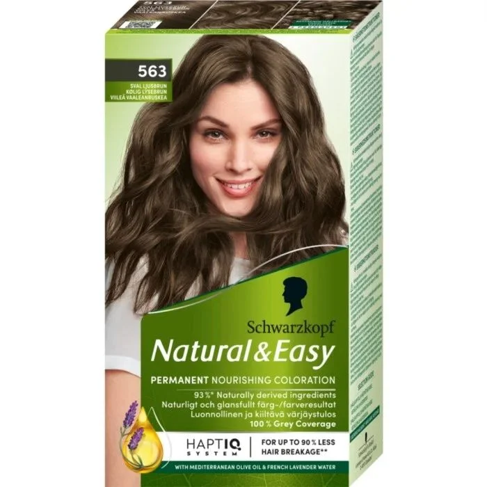 Schwarzkopf Natural & Easy 563 Sval Lysbrun v:5953074