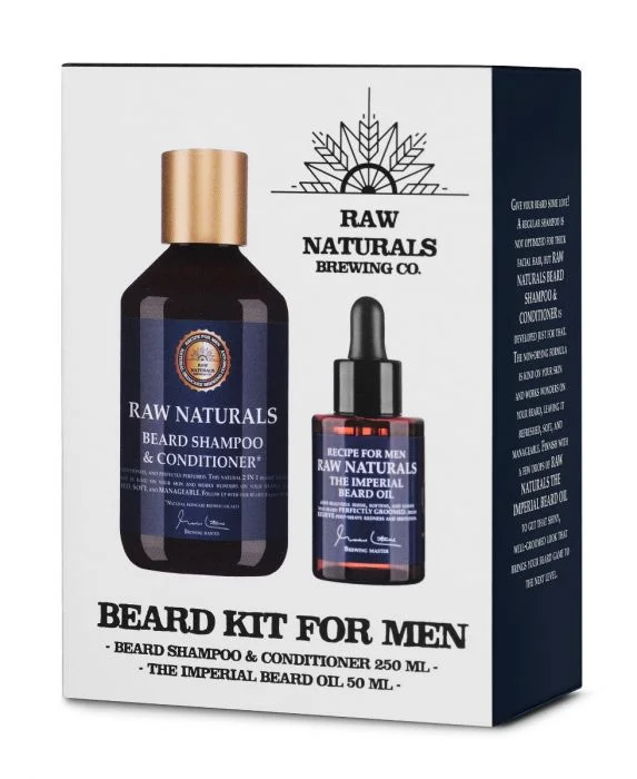 RAW Naturals Beard Kit For Men 250+50 ml v:2686832 RAW Naturals Beard Kit For Men 250+50 ml v:2686832