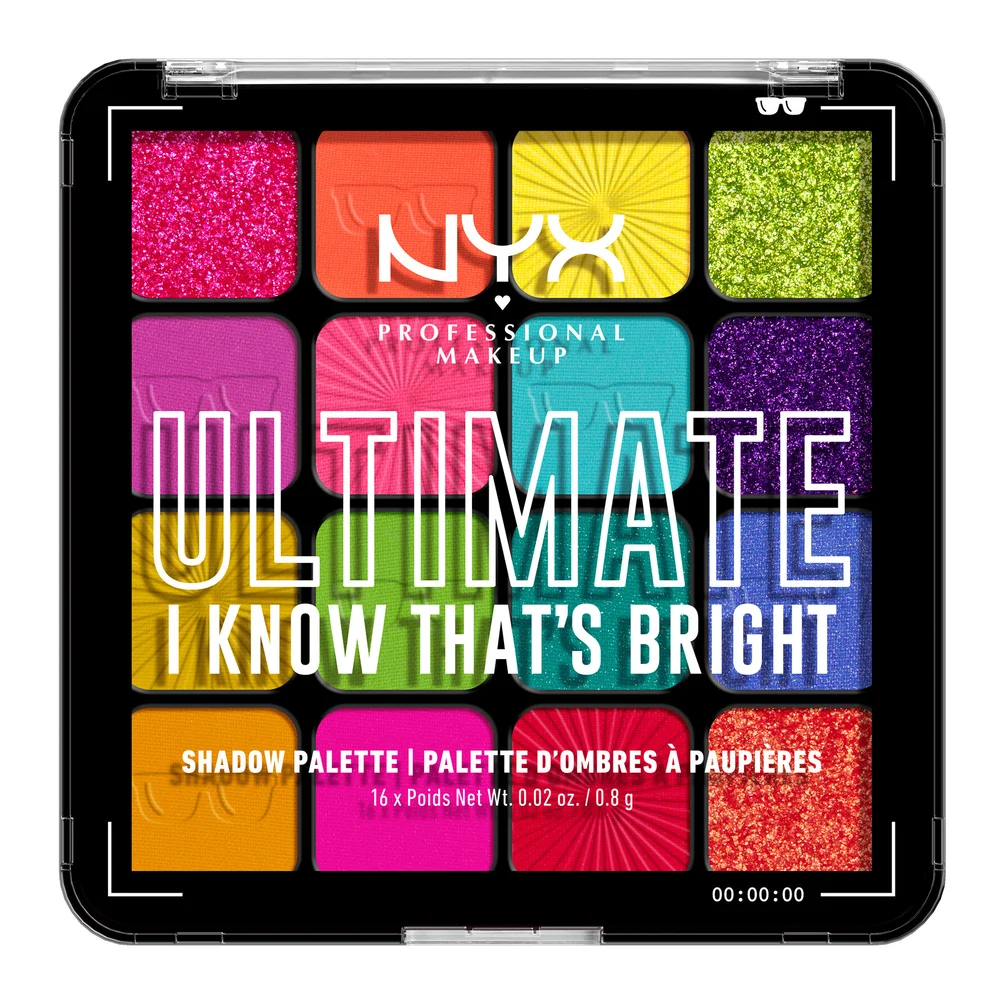 Ultimate Shadow Palette 16 Pan 04W I Know That's Bright - NYX PROFESSIONAL MAKEUP v:6531699