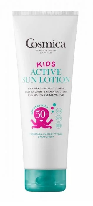 Cosmica Kids Active Sun Lotion SPF50+ 250ml v:4652228 Cosmica Kids Active Sun Lotion SPF50+ 250ml v:4652228