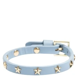 DARK Leather Star Stud Bracelet Mini Light Blue v:1096586 DARK Leather Star Stud Bracelet Mini Light Blue v:1096586