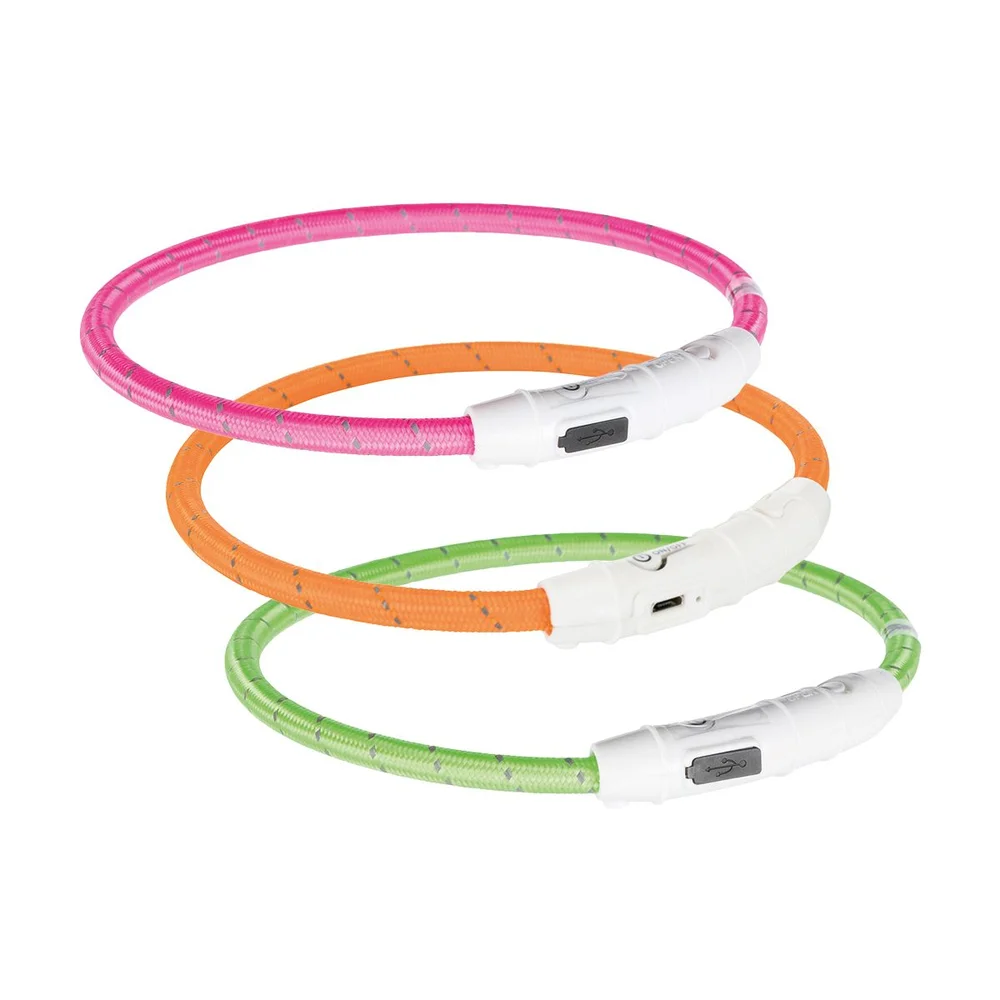 Trixie Safer Life USB Flash lysring M-L – Velg farge v:9081722 Trixie Safer Life USB Flash lysring M-L – Velg farge v:9081722
