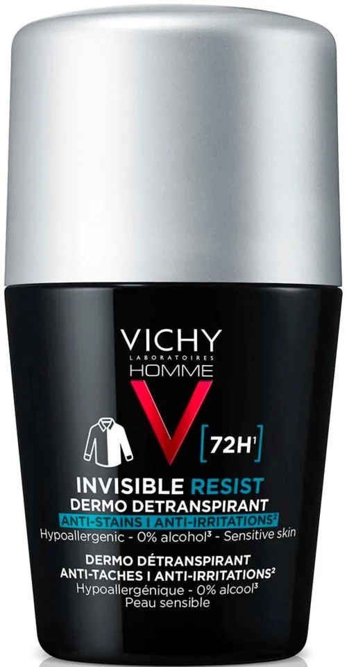 VICHY Homme Invisible Resist 72H Anti-Stain Roll-On 50 ml 50 ml v:2089764