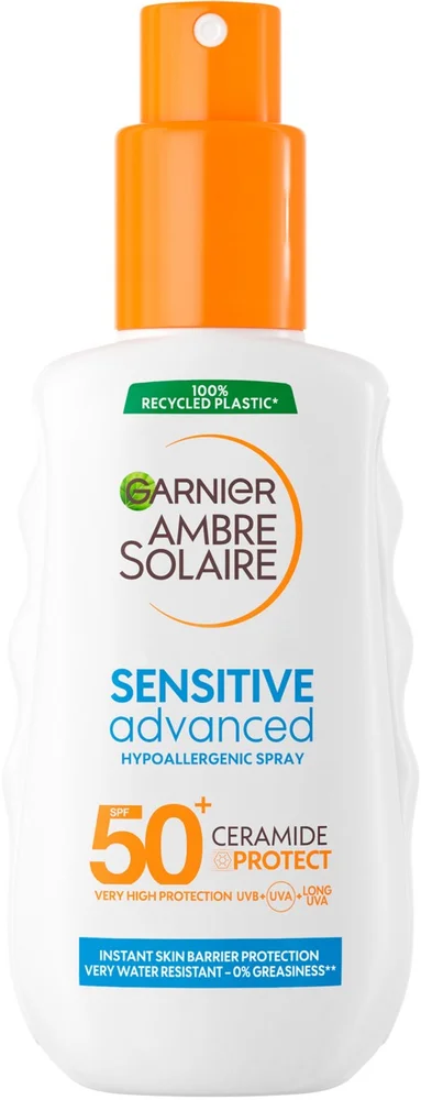 Garnier Ambre Solaire Sensitive Advanced Hypoallergenic Spray SPF50+ 150 ml v:9553027