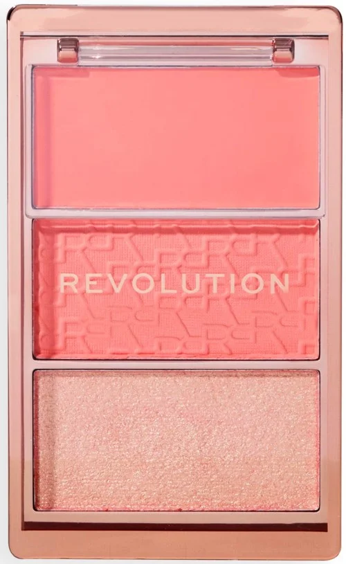 Revolution Beauty London Blush Icon Palette Authentic Peach v:3614307 Revolution Beauty London Blush Icon Palette Authentic Peach v:3614307