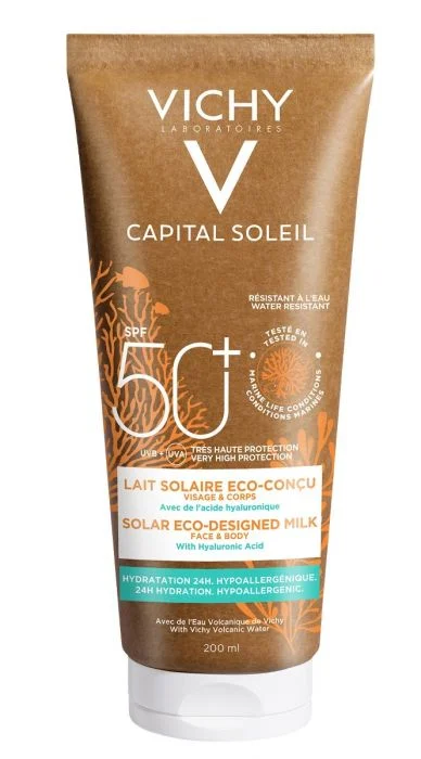 Vichy Capital Soleil Eco-Designed Milk SPF50+ 200 ml v:3162776 Vichy Capital Soleil Eco-Designed Milk SPF50+ 200 ml v:3162776