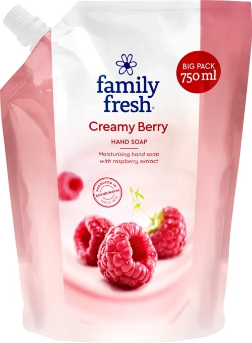 Family Fresh Creamy Berry Hand Soap Refill 750 ml v:8065601