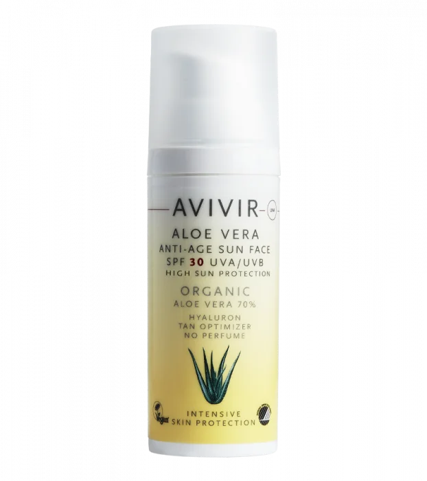 AVIVIR Aloe Vera Anti Age Sun Face SPF 30 50 ml v:3669003 AVIVIR Aloe Vera Anti Age Sun Face SPF 30 50 ml v:3669003