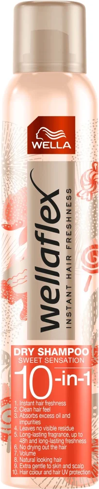 Wella Styling Wellaflex Dry Shampoo Sweet Sensation 180 ml v:3343048 Wella Styling Wellaflex Dry Shampoo Sweet Sensation 180 ml v:3343048