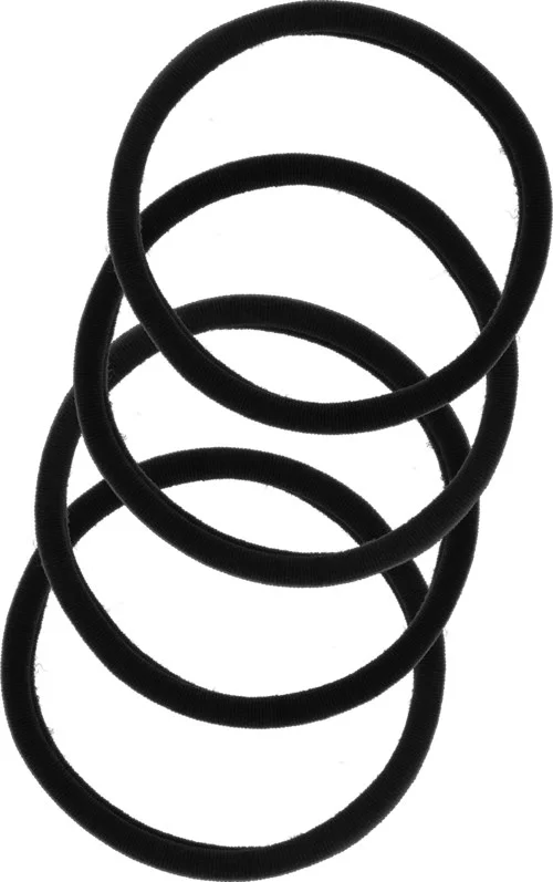 By Lyko 4-pack Soft Hair Ties Black v:6307220 By Lyko 4-pack Soft Hair Ties Black v:6307220