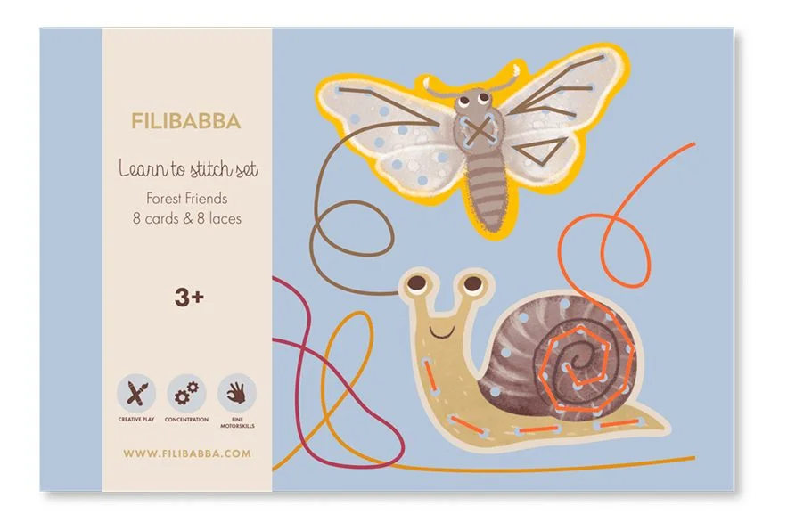 Filibabba Lær å brodere – broderisett – Skogens dyr – 1 stk. v:8215566 Filibabba Lær å brodere – broderisett – Skogens dyr – 1 stk. v:8215566