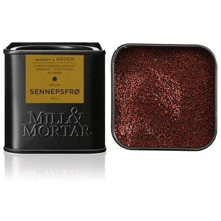 Mill & Mortar Sennepsfrø hele brune Ø - 50 g v:5421664