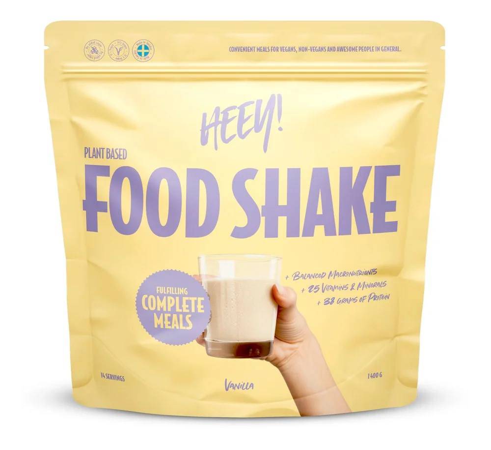Heey! Vegan Food Shake Vanilla – 1,4 kg. v:3946349 Heey! Vegan Food Shake Vanilla – 1,4 kg. v:3946349
