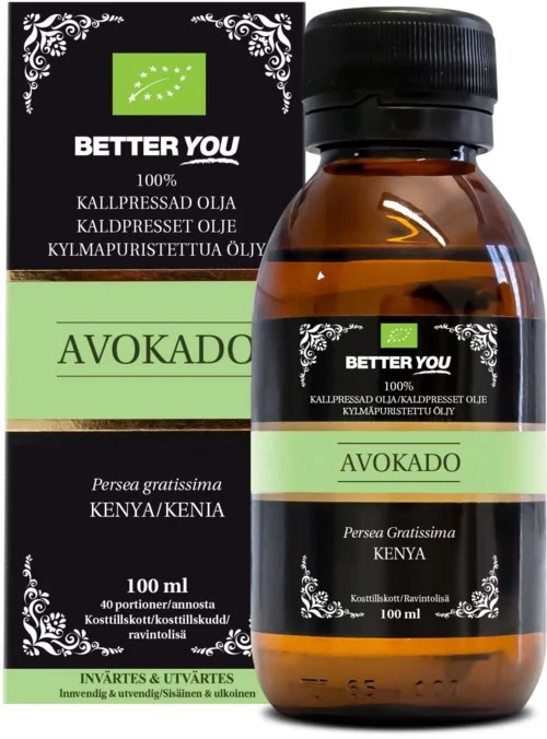 Better You Avokadoolja EKO Kallpressad 100 ml v:1367460