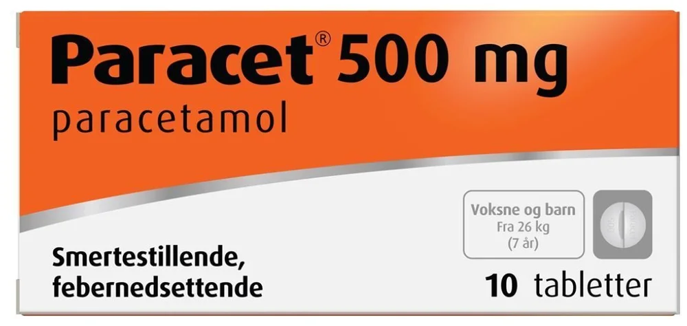 Paracet 500 mg tabletter - 10 stk. v:9830210