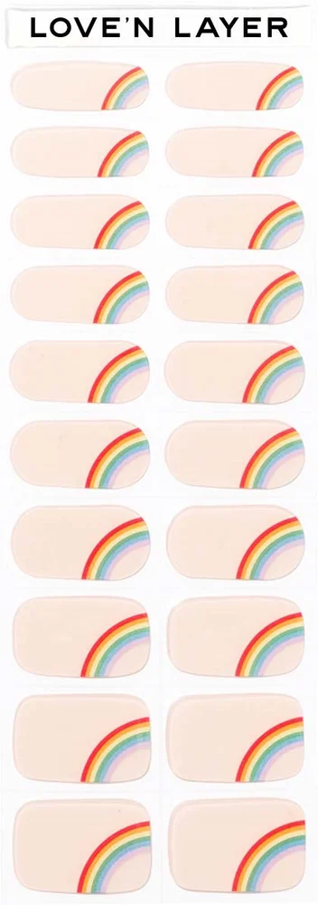 Love’n Layer Proud Rainbow Semi Transparent Multi Color v:4354903 Love’n Layer Proud Rainbow Semi Transparent Multi Color v:4354903
