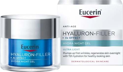 Eucerin Hyaluron-Filler +3x Effect Hydra Night Gel 50 ml v:5316719 Eucerin Hyaluron-Filler +3x Effect Hydra Night Gel 50 ml v:5316719